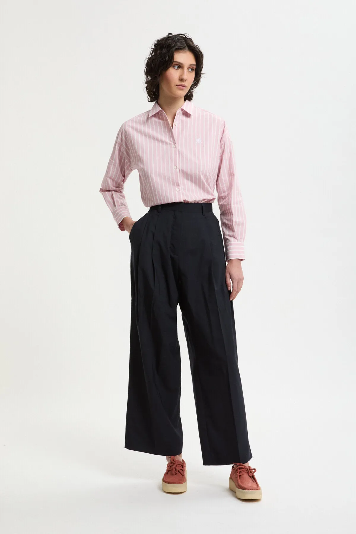 Wide Tapered Trousers sold by Baracuta