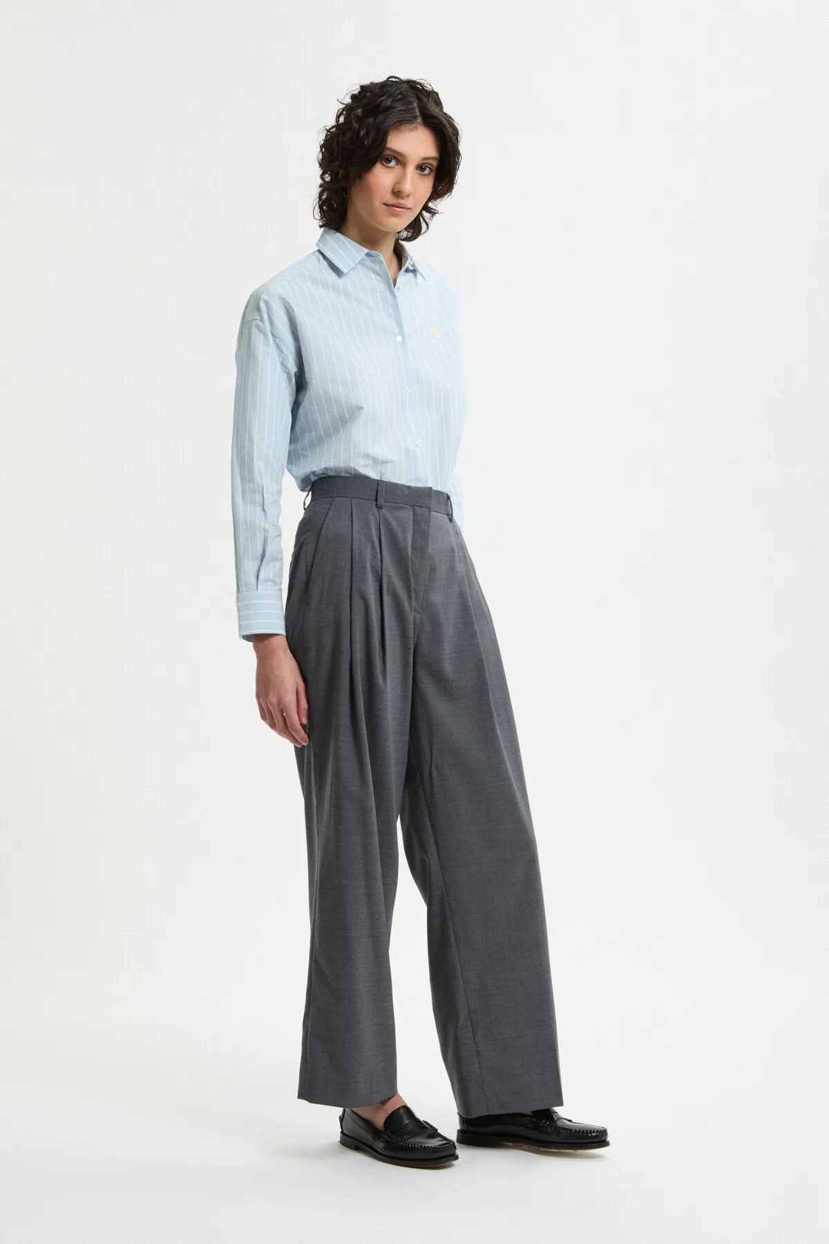 Wide Tapered Trousers sold by Baracuta product image thumbnail 2