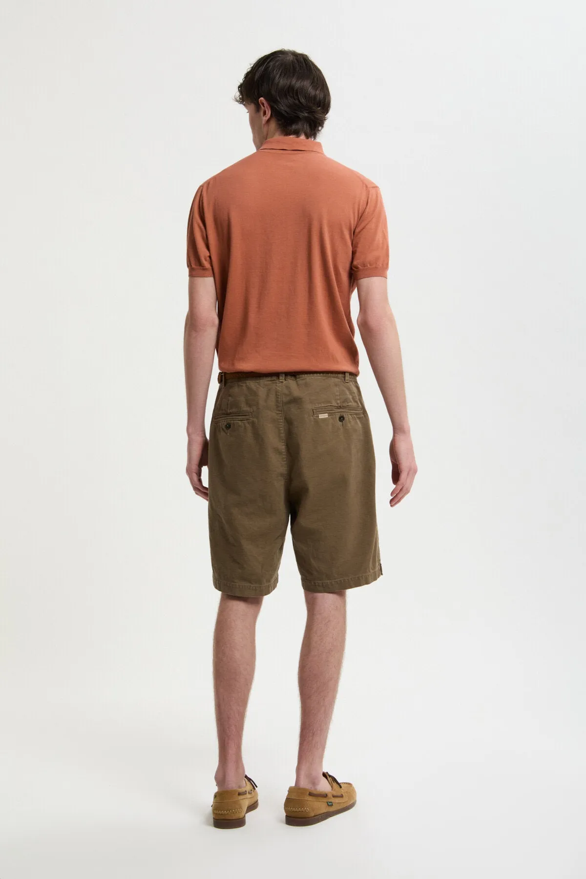Canvas Garment Dyed Shorts sold by Baracuta product image thumbnail 3