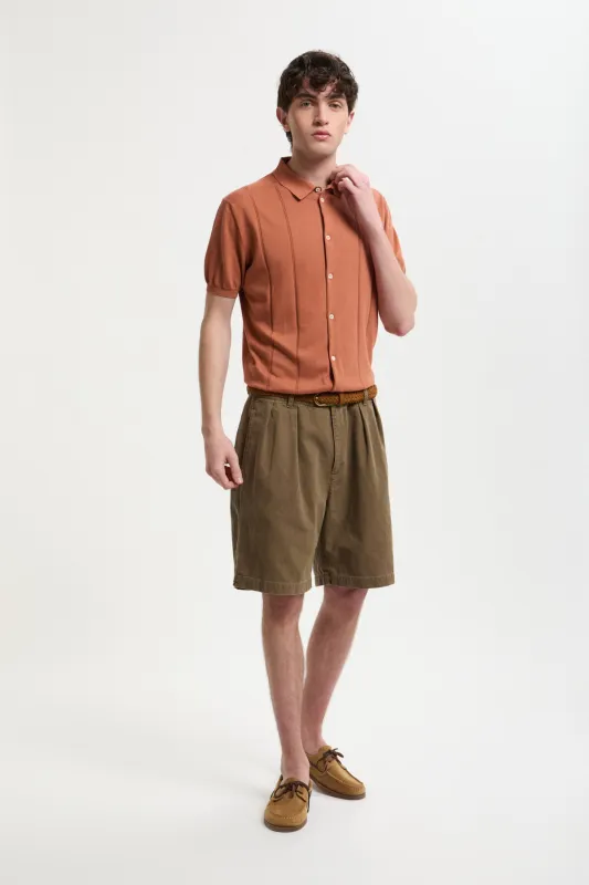 Canvas Garment Dyed Shorts sold by Baracuta