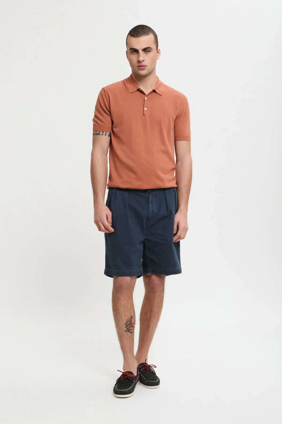 Canvas Garment Dyed Shorts sold by Baracuta