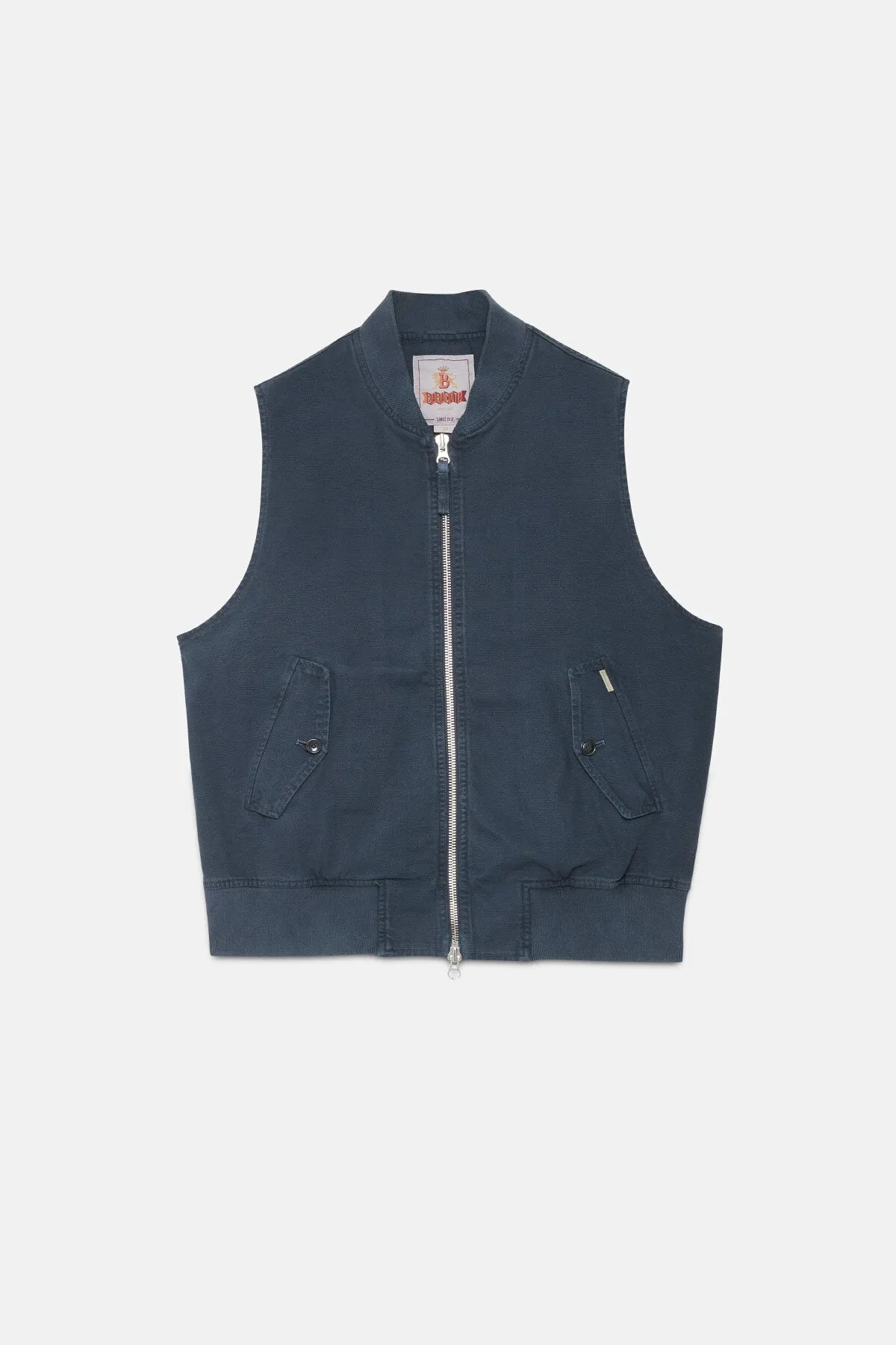 Canvas Garment Dyed Vest sold by Baracuta product image thumbnail 5