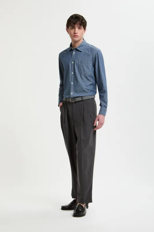 2-TUCK TAPERED TROUSERS sold by Baracuta