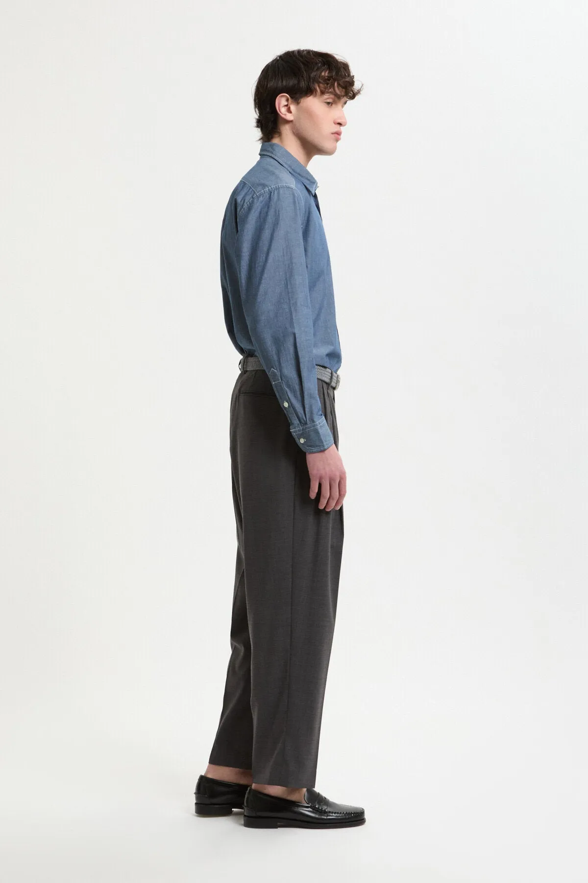 2-TUCK TAPERED TROUSERS sold by Baracuta product image thumbnail 2