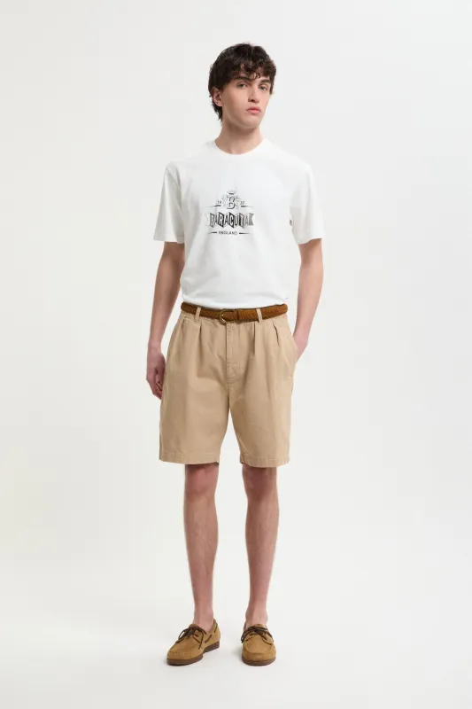 Canvas Garment Dyed Shorts sold by Baracuta