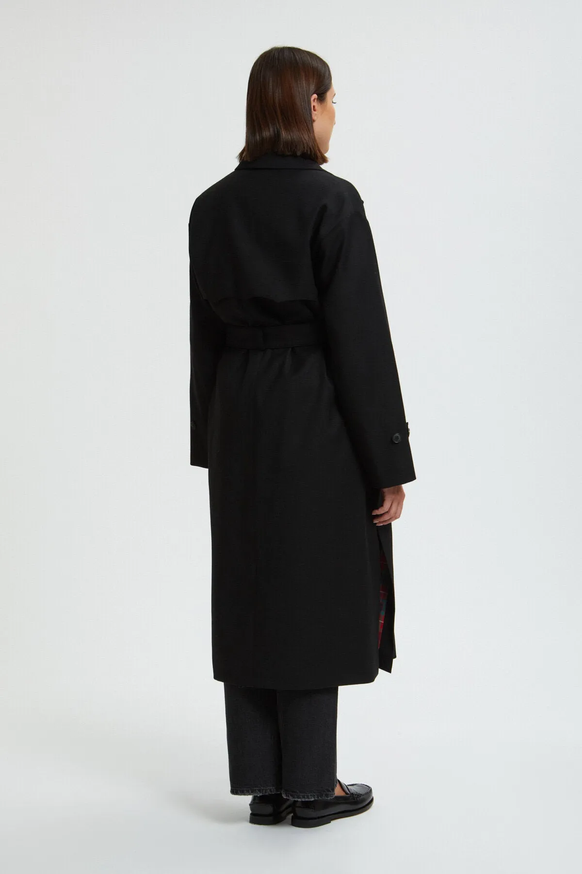 Women's Solid Wool Trench sold by Baracuta product image thumbnail 3