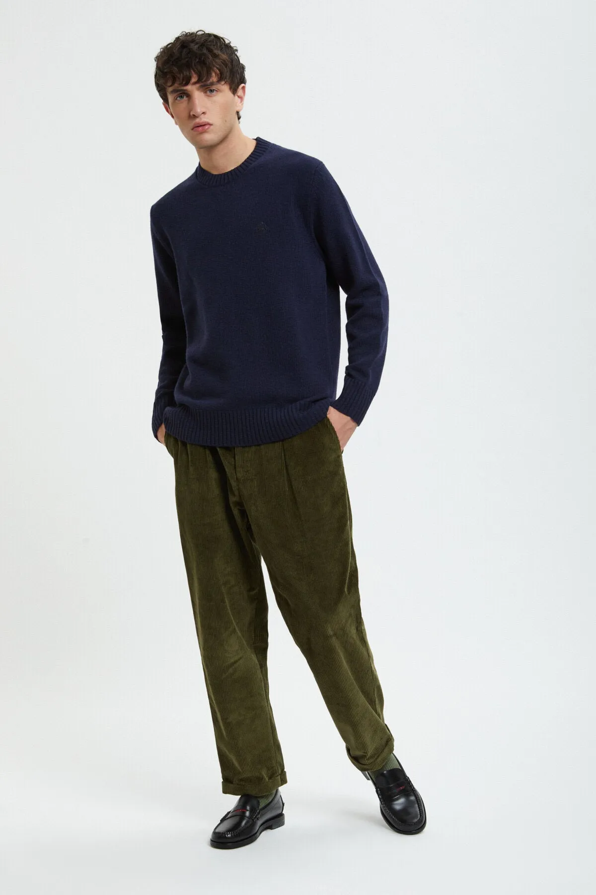 Merino Crewneck sold by Baracuta product image thumbnail 3