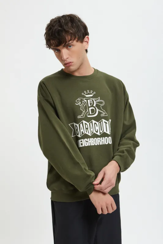 Neighborhood x Baracuta Longsleeve Sweatshirt made by Baracuta