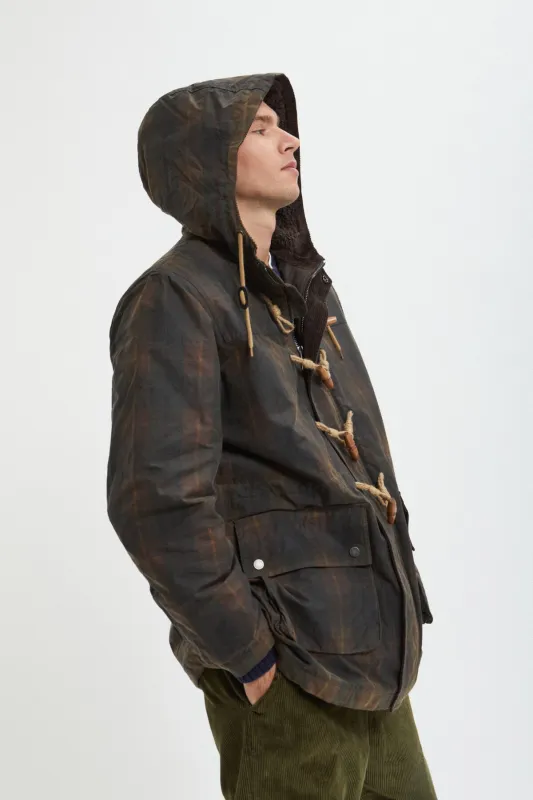 Wax Pattern Duffle Coat sold by Baracuta