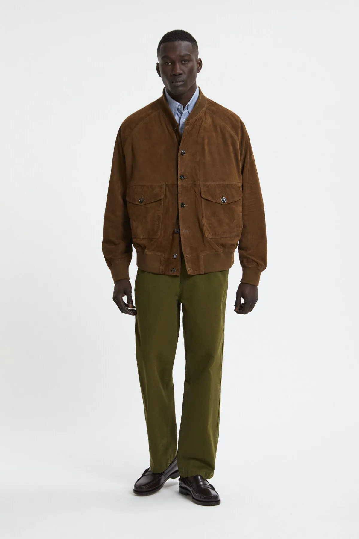 Suede Shawl Bomber sold by Baracuta product image thumbnail 5
