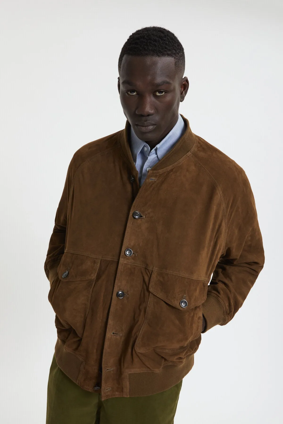 Suede Shawl Bomber sold by Baracuta product image thumbnail 2