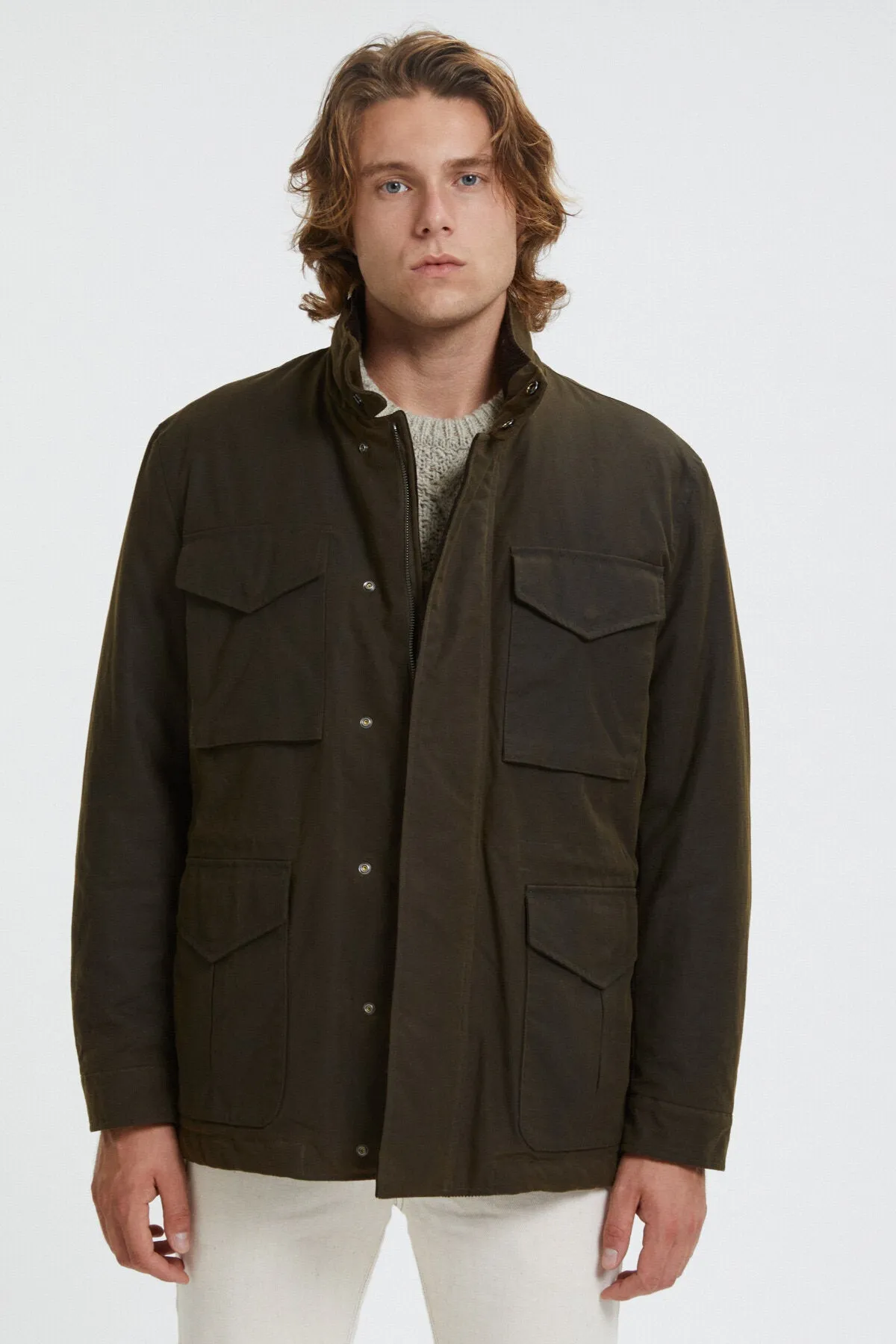 Waxed Field Jacket sold by Baracuta product image thumbnail 3