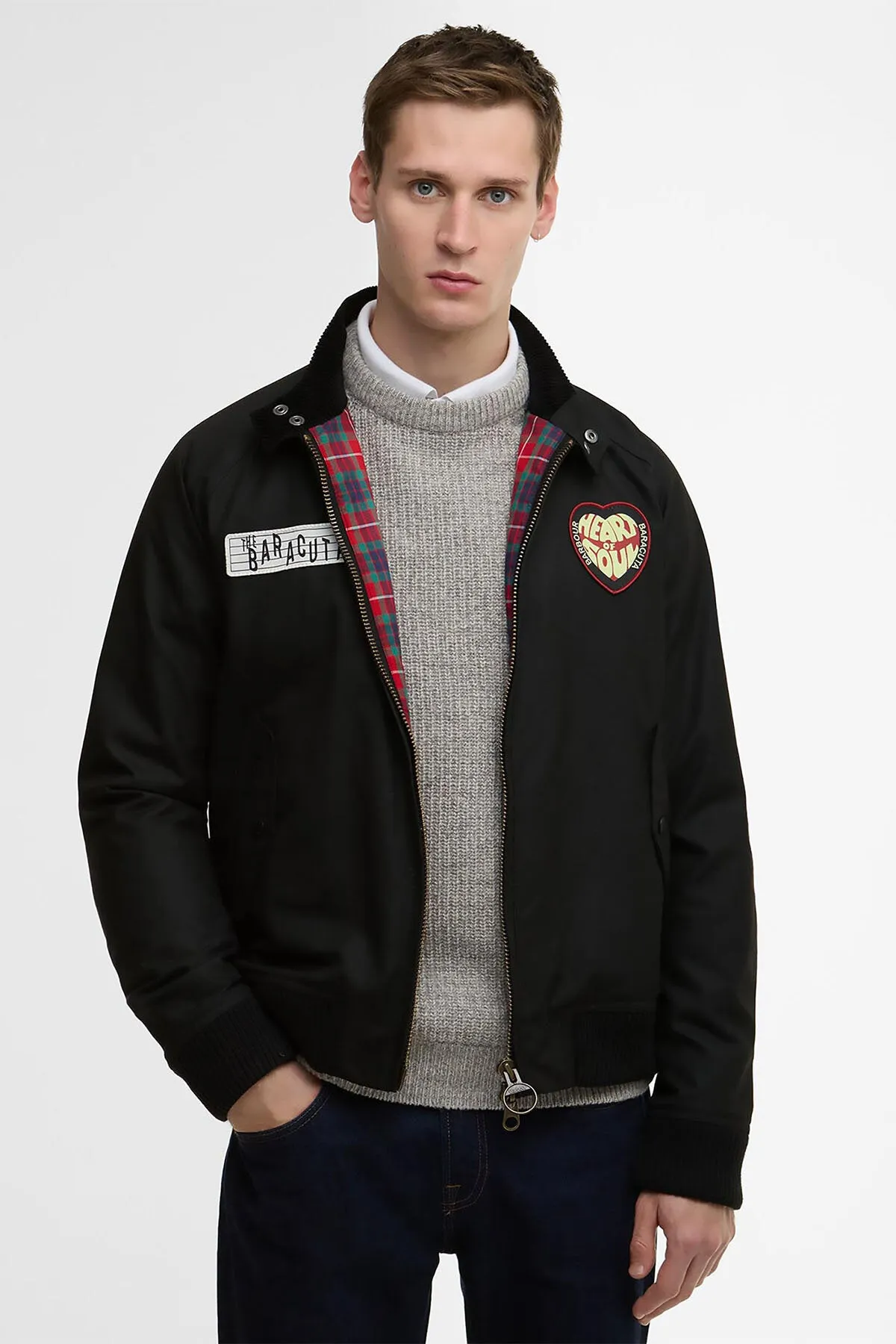 BARBOUR X BARACUTA BADGED PORTON WAX JACKET sold by Baracuta