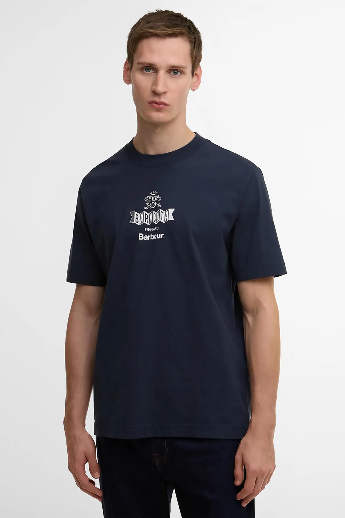 BARBOUR X BARACUTA VYNIL TEE sold by Baracuta