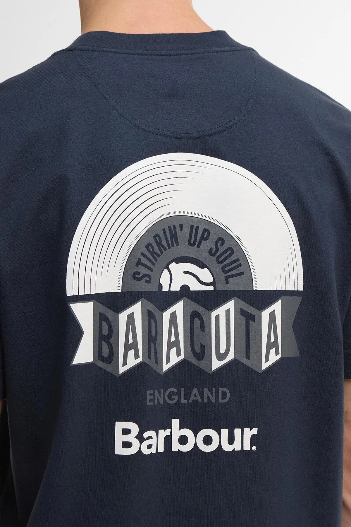 BARBOUR X BARACUTA VYNIL TEE sold by Baracuta product image thumbnail 5