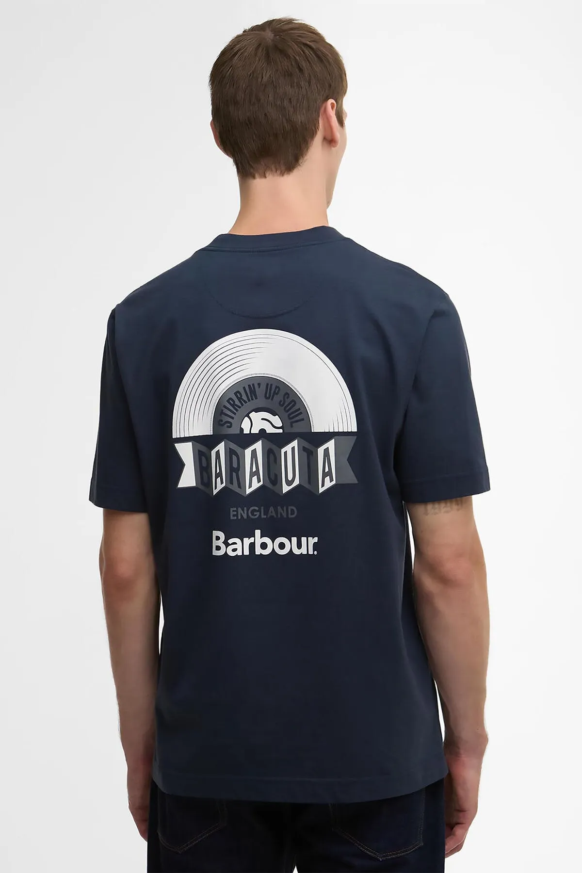 BARBOUR X BARACUTA VYNIL TEE sold by Baracuta product image thumbnail 2