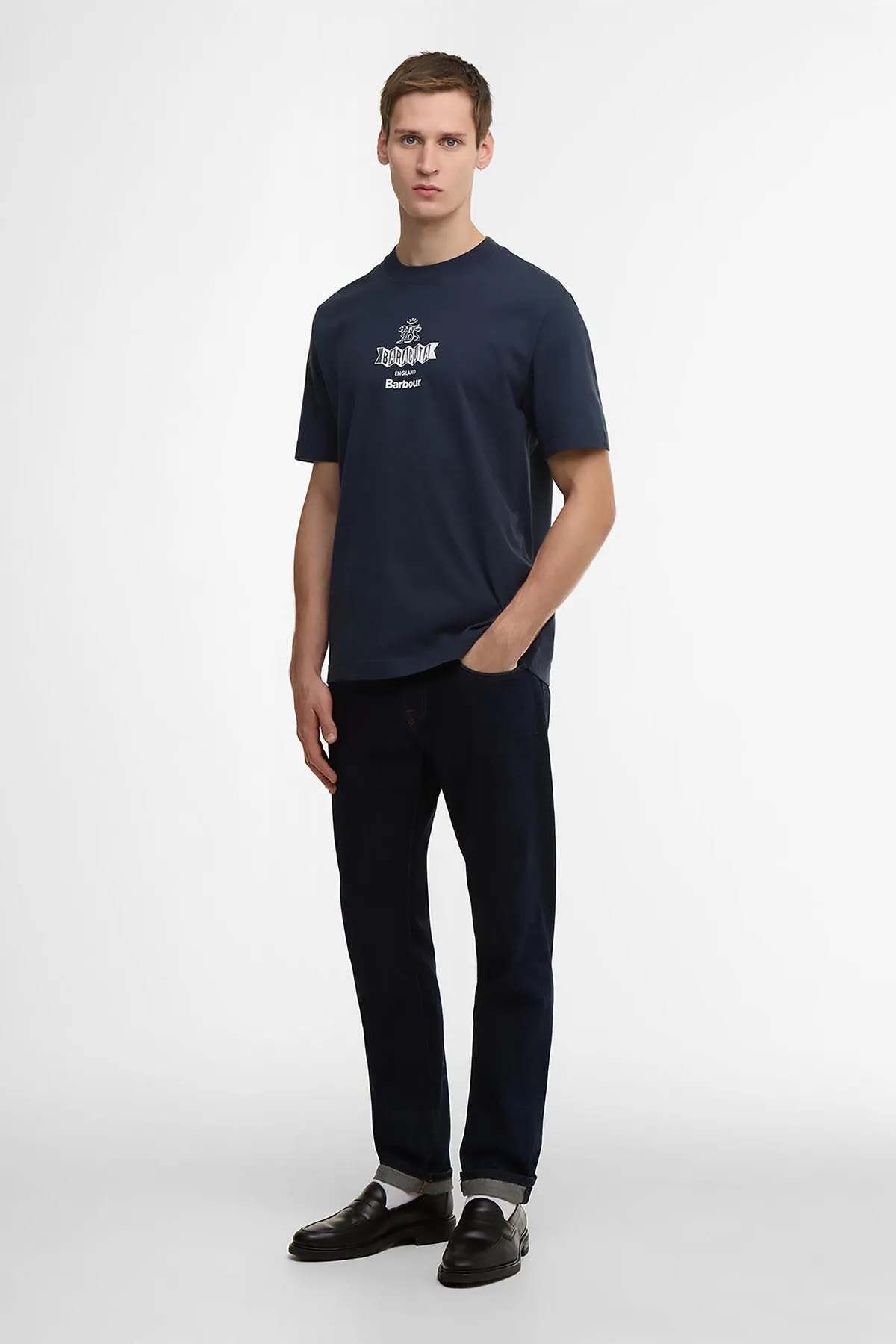 BARBOUR X BARACUTA VYNIL TEE sold by Baracuta product image thumbnail 3