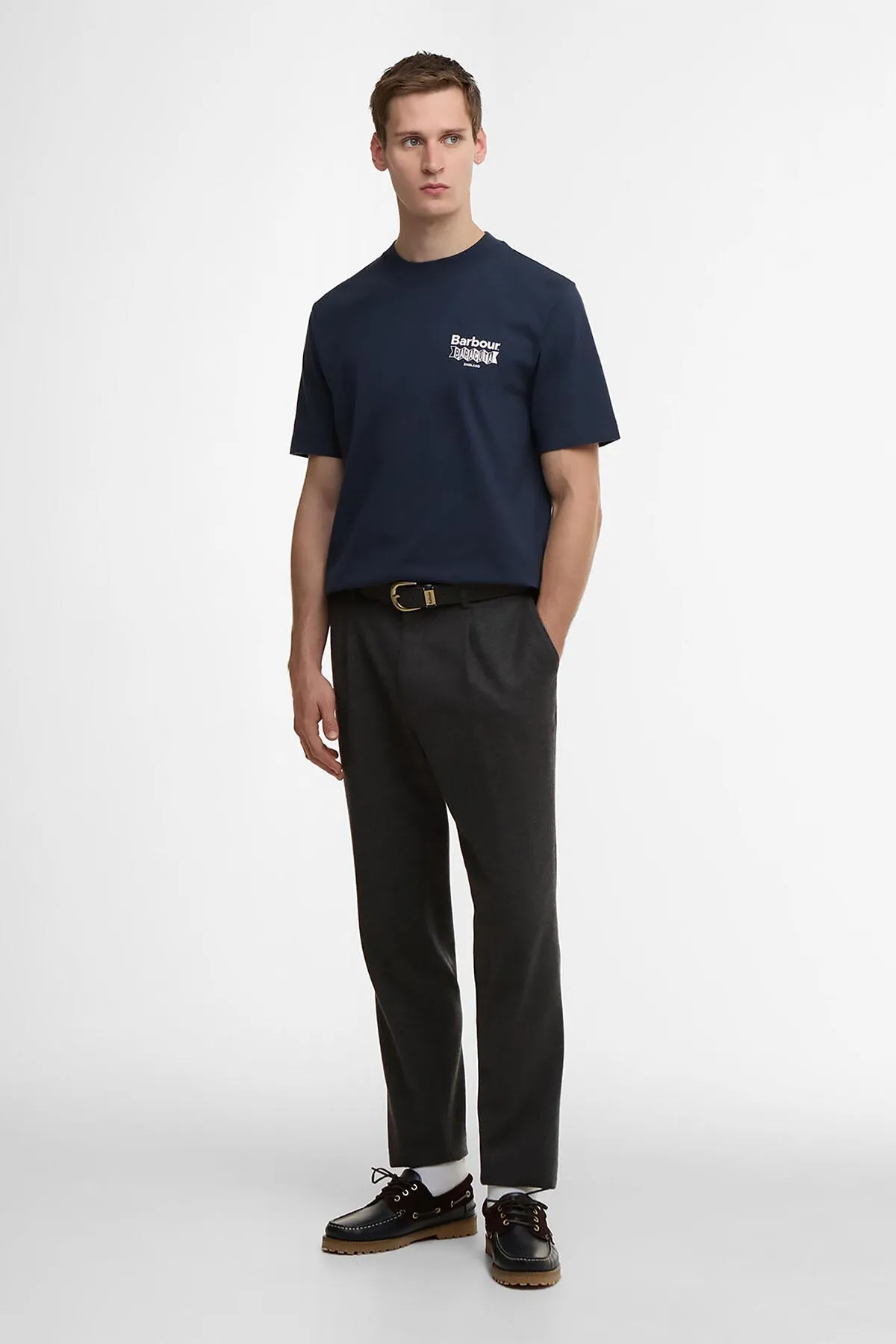 BARBOUR X BARACUTA ALL NIGHTER TEE sold by Baracuta product image thumbnail 3