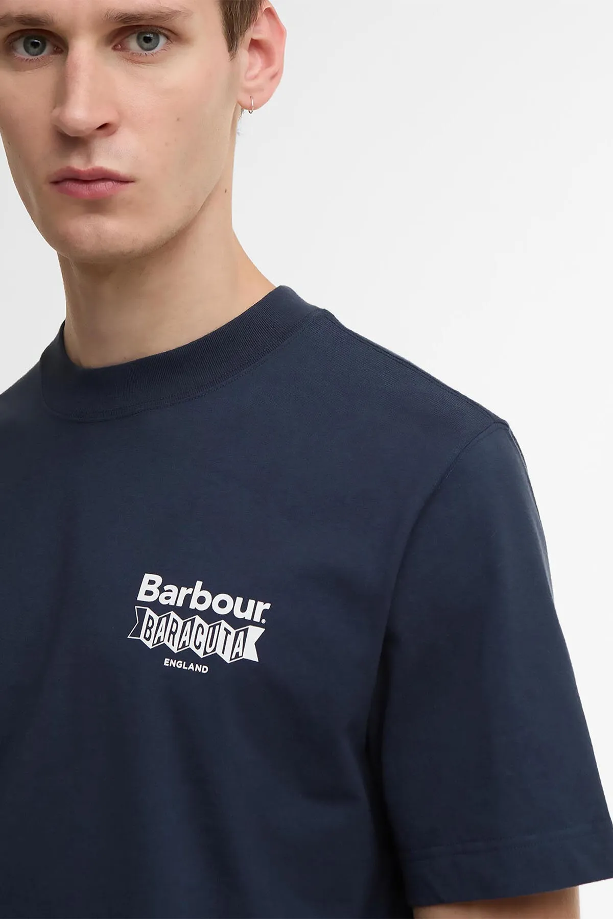 BARBOUR X BARACUTA ALL NIGHTER TEE sold by Baracuta product image thumbnail 4