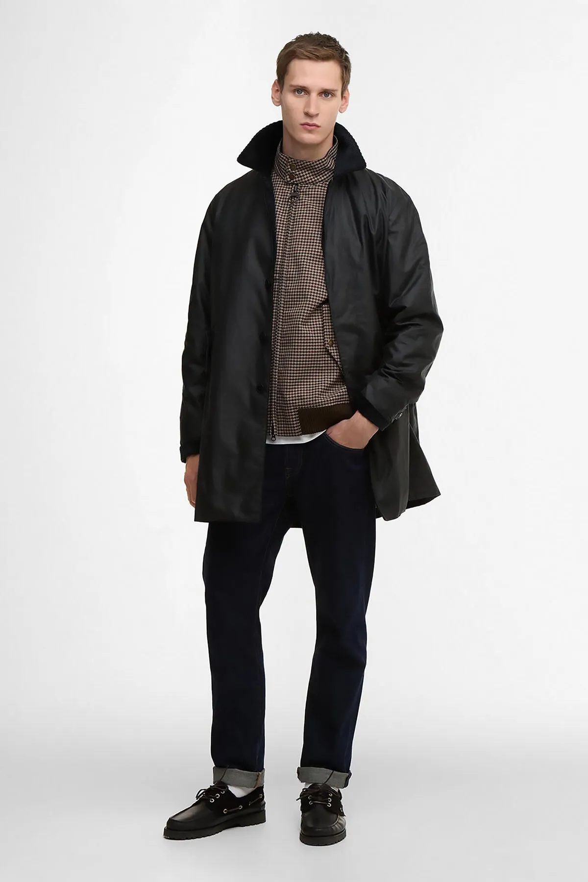 BARBOUR X BARACUTA TYNE WAXED COAT sold by Baracuta product image thumbnail 3