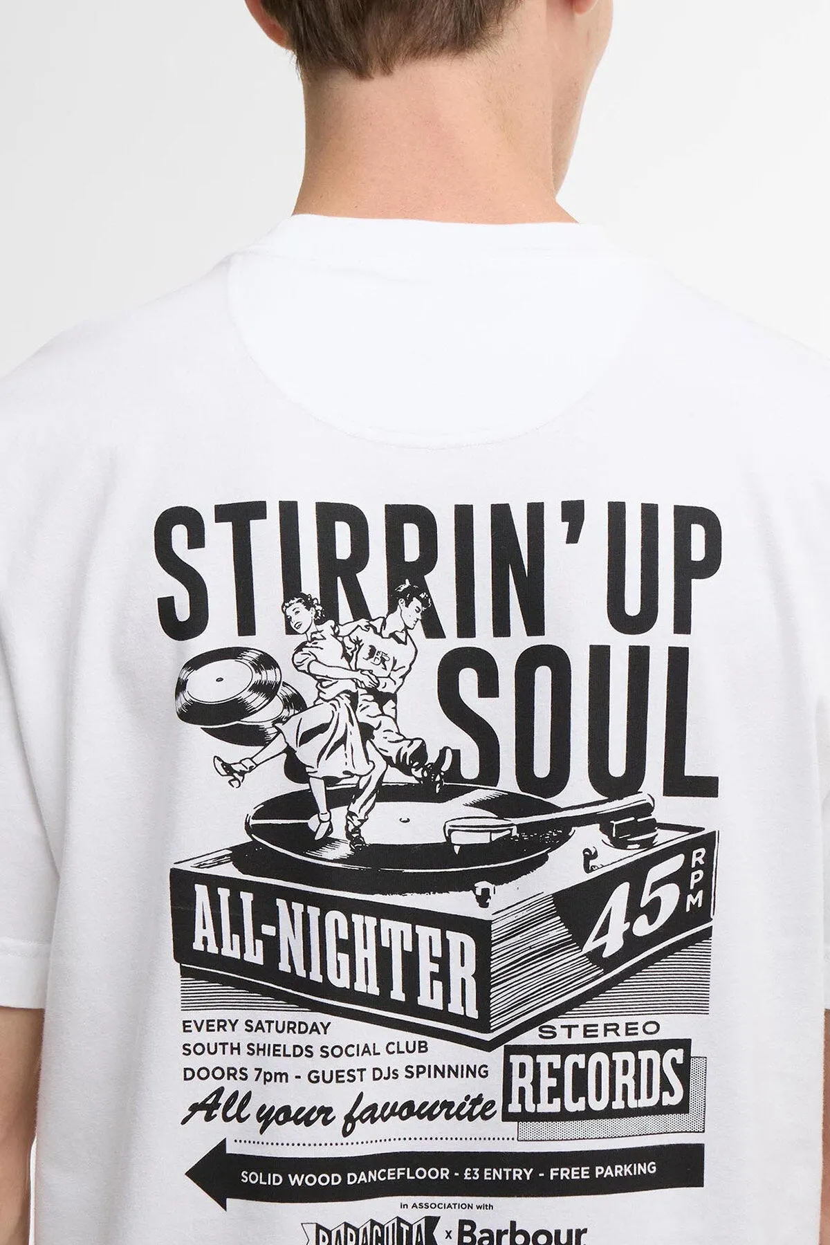 BARBOUR X BARACUTA ALL NIGHTER TEE sold by Baracuta product image thumbnail 5