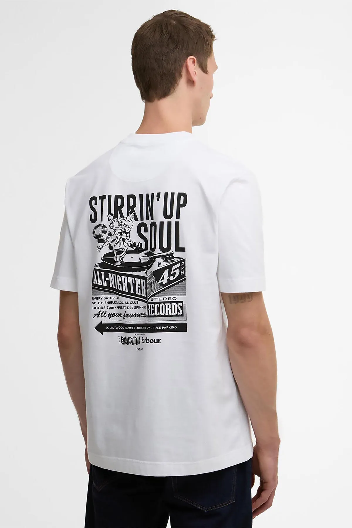 BARBOUR X BARACUTA ALL NIGHTER TEE sold by Baracuta product image thumbnail 2