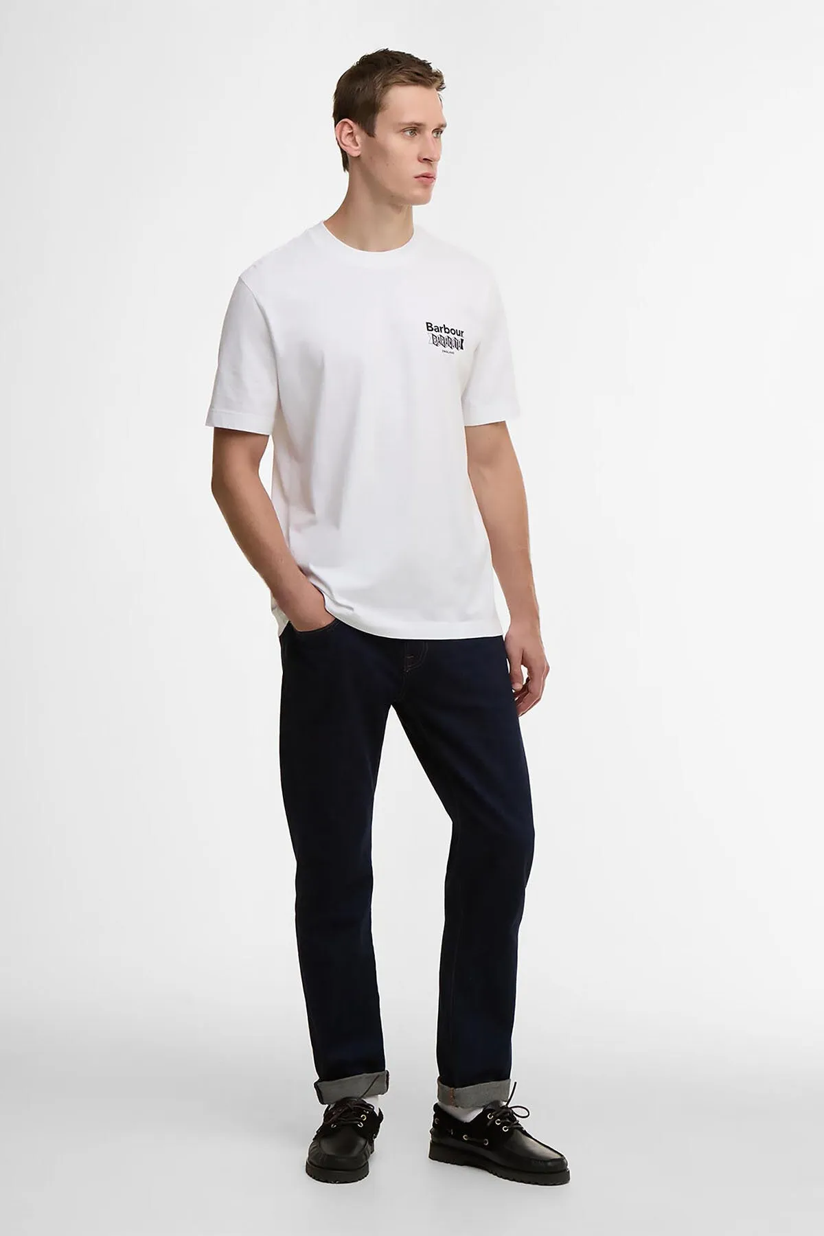 BARBOUR X BARACUTA ALL NIGHTER TEE sold by Baracuta product image thumbnail 3