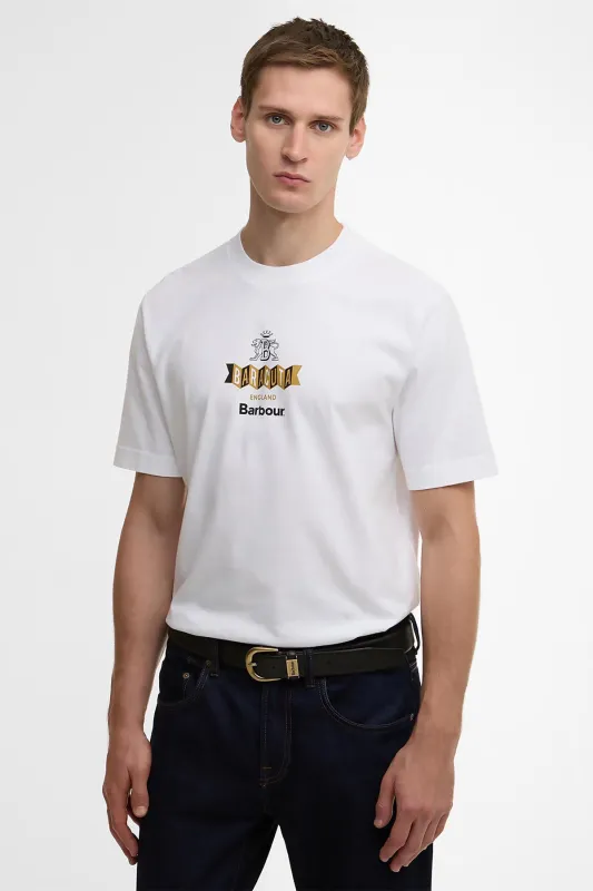 BARBOUR X BARACUTA VYNIL TEE sold by Baracuta