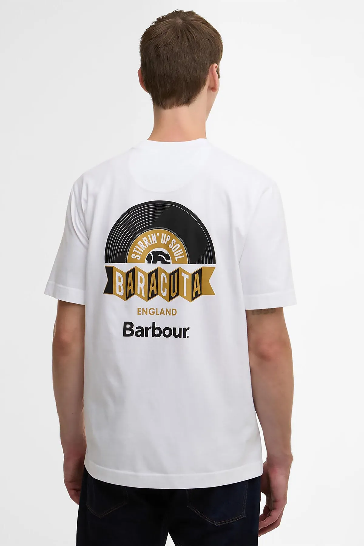 BARBOUR X BARACUTA VYNIL TEE sold by Baracuta product image thumbnail 2