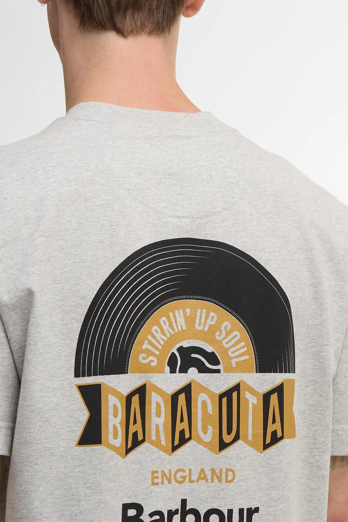 BARBOUR X BARACUTA VYNIL TEE sold by Baracuta product image thumbnail 5