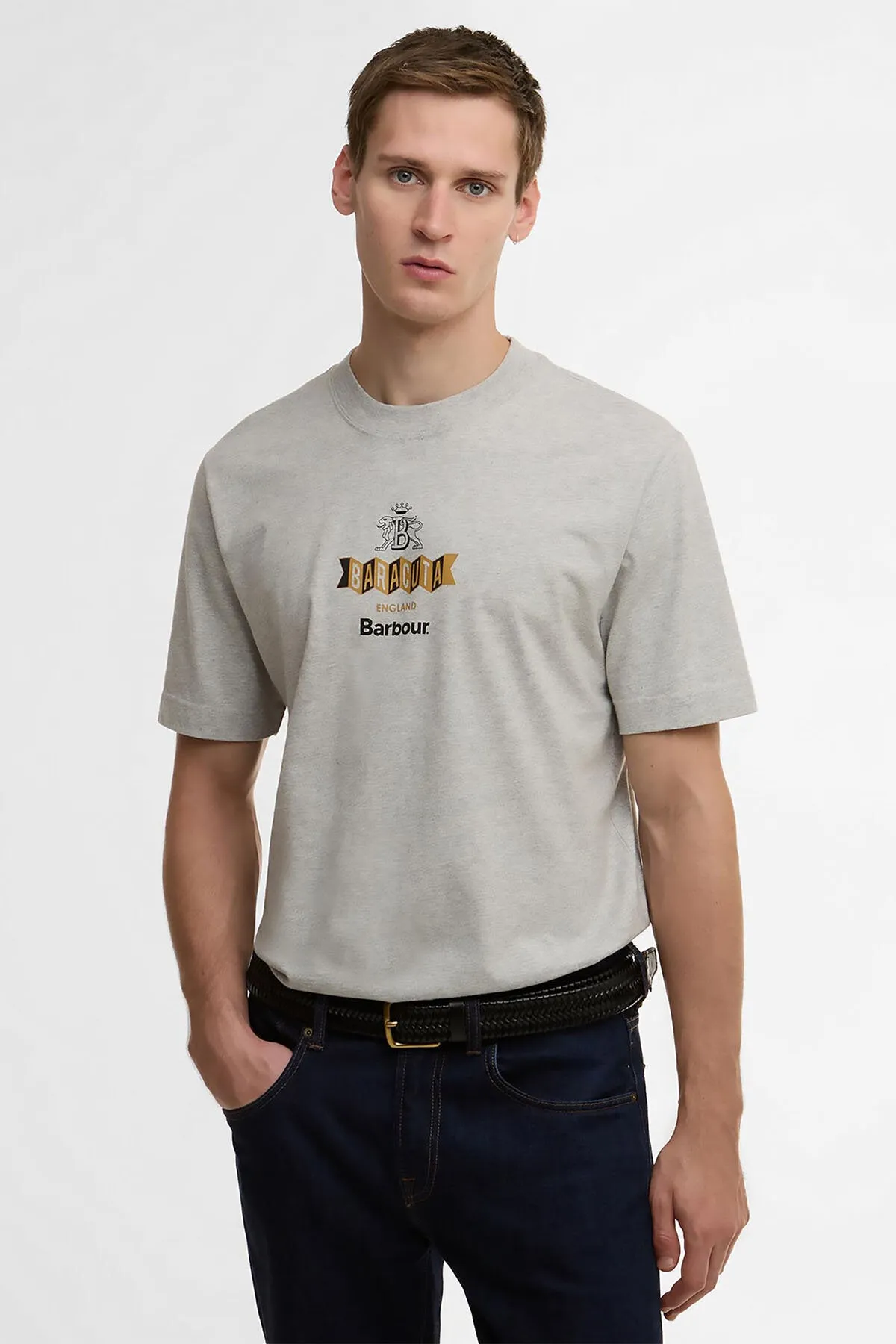 BARBOUR X BARACUTA VYNIL TEE sold by Baracuta