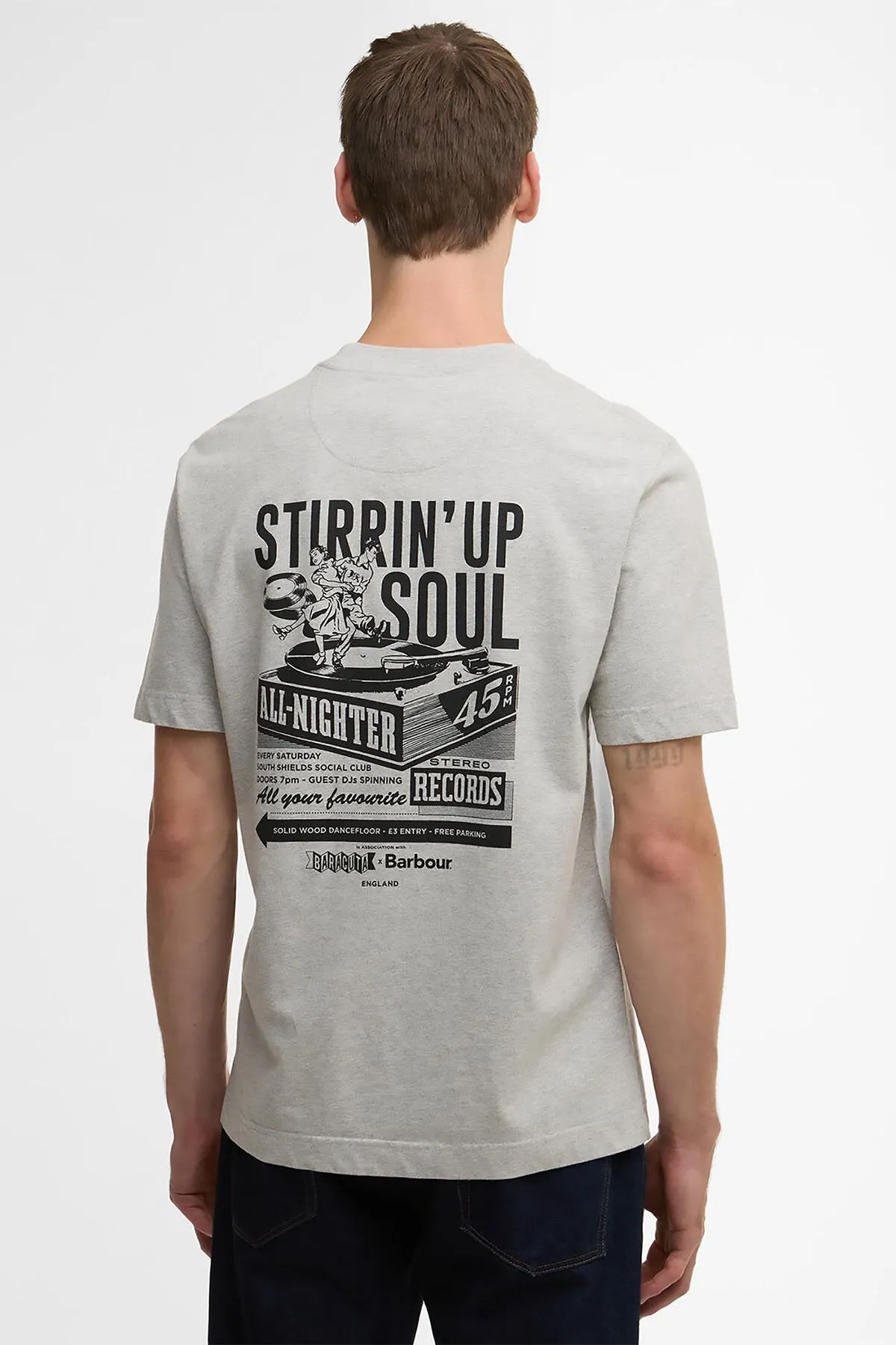 BARBOUR X BARACUTA ALL NIGHTER TEE sold by Baracuta product image thumbnail 2