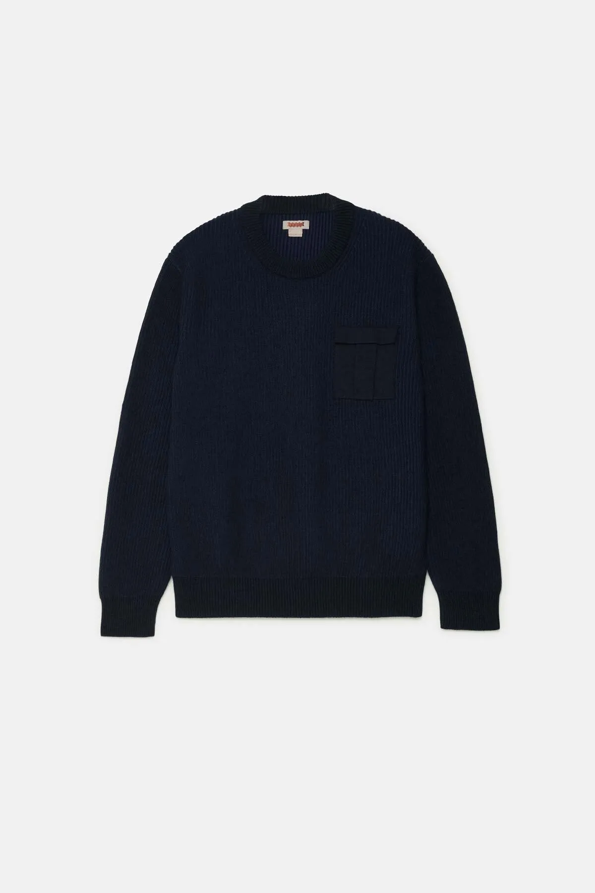 RIB-KNIT CREWNECK POCKET JUMPER sold by Baracuta product image thumbnail 5