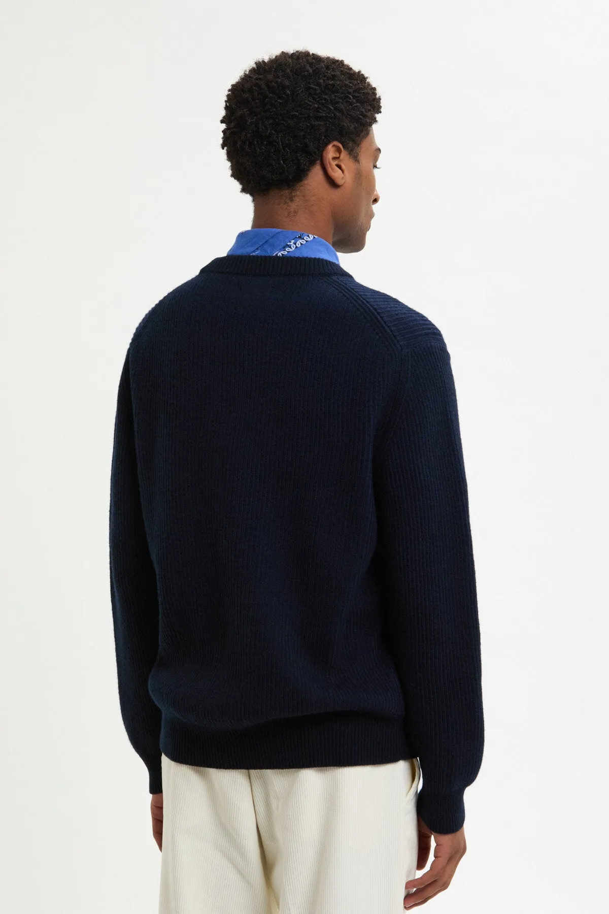 RIB-KNIT CREWNECK POCKET JUMPER sold by Baracuta product image thumbnail 2
