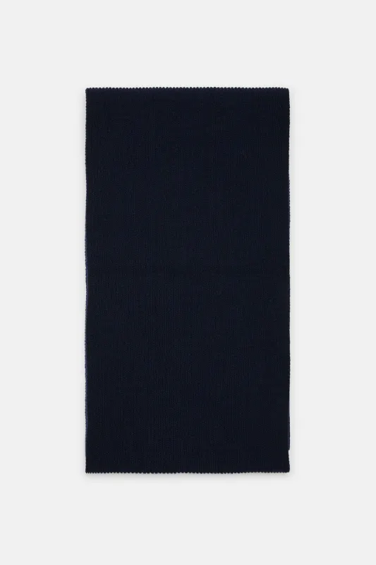 KNITTED WOOL SCARF made by Baracuta