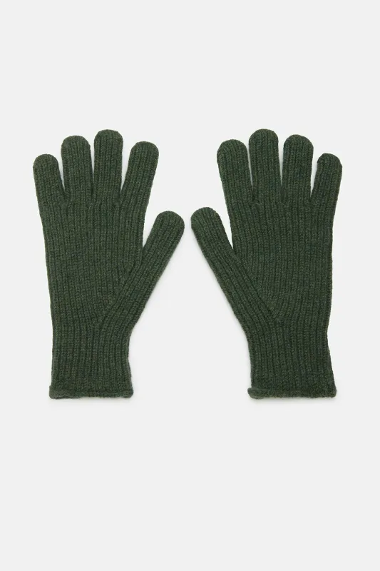 SEAMLESS WOOL GLOVE made by Baracuta