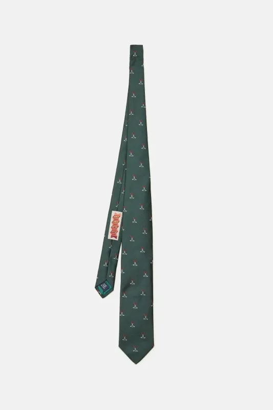 BARACUTA GOLF-THEMED TIE made by Baracuta