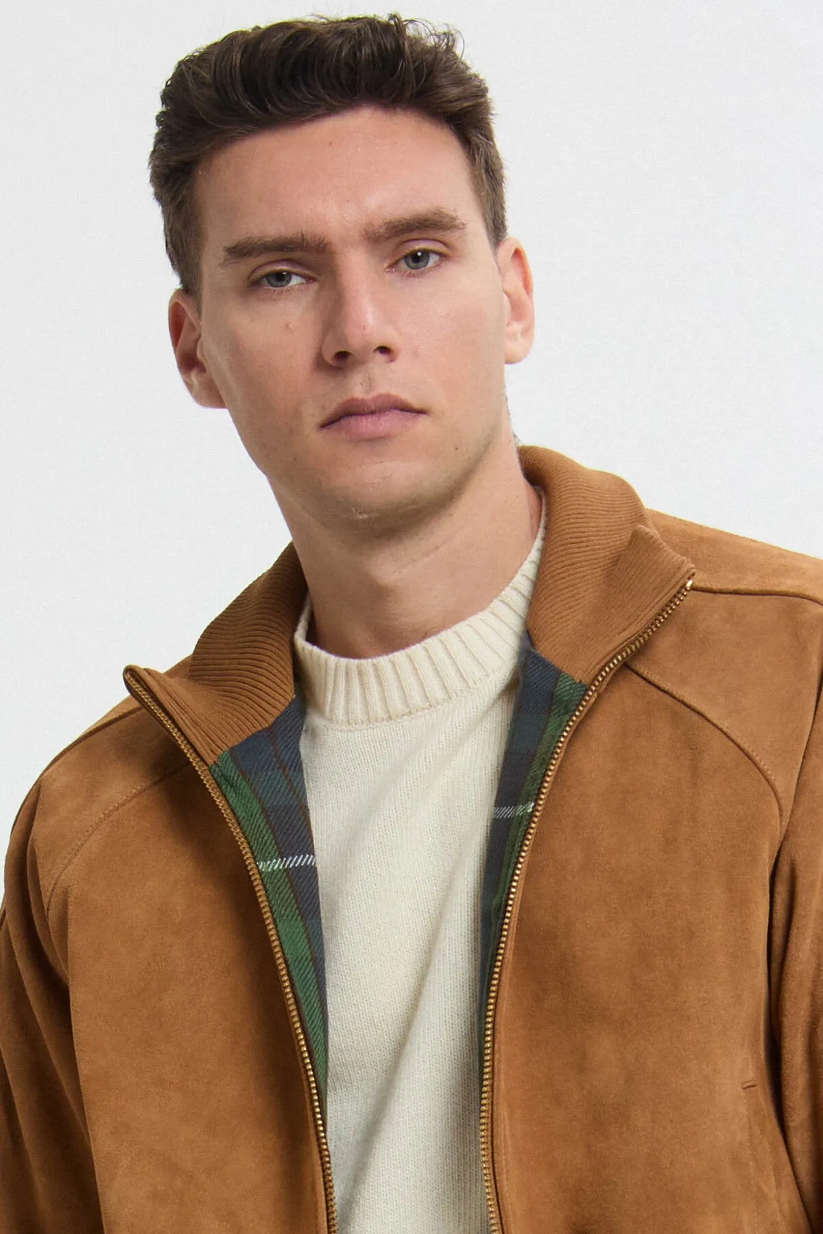 ROUGHOUT SUEDE TRACK JACKET sold by Baracuta product image thumbnail 4
