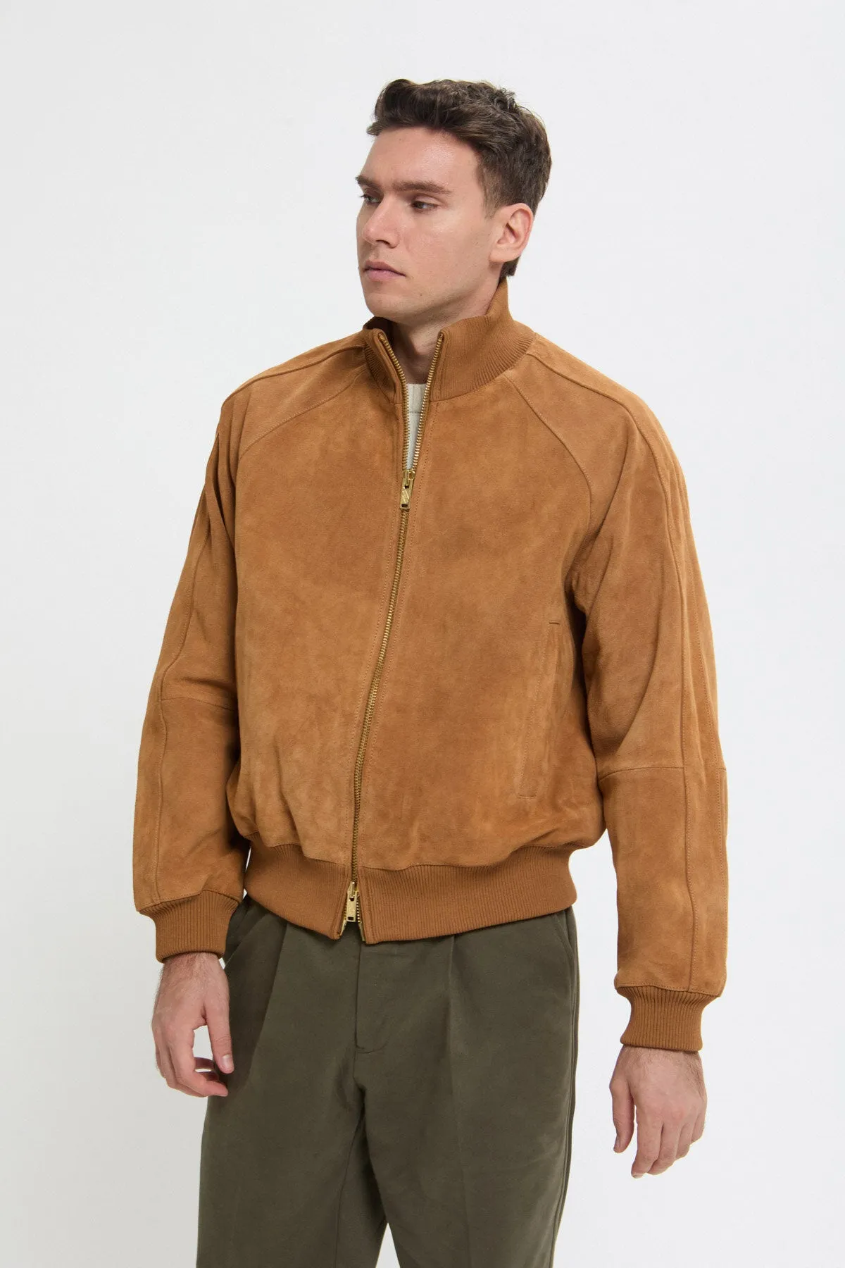 ROUGHOUT SUEDE TRACK JACKET sold by Baracuta product image thumbnail 2