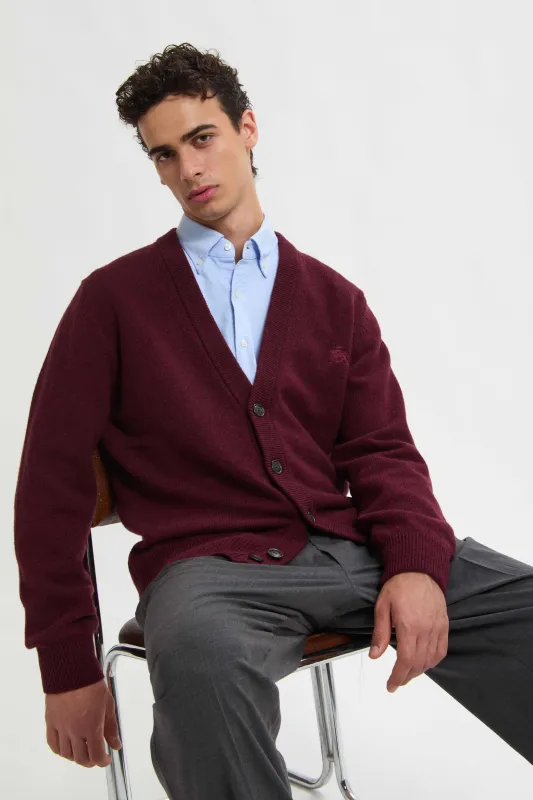 Shetland Cardigan made by Baracuta