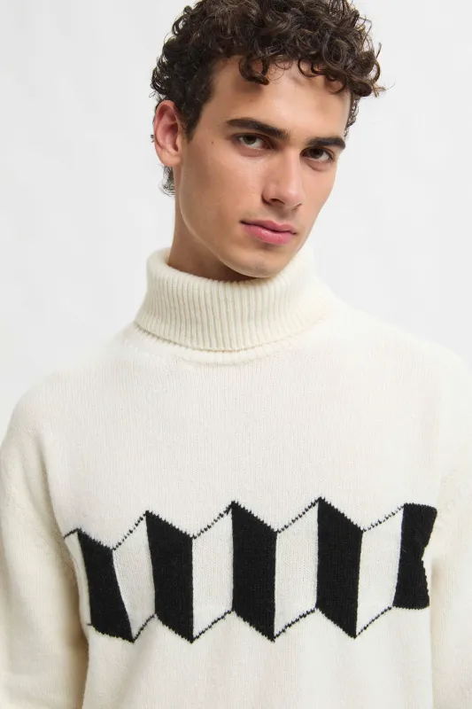 TURTLENECK FLAG LOGO sold by Baracuta