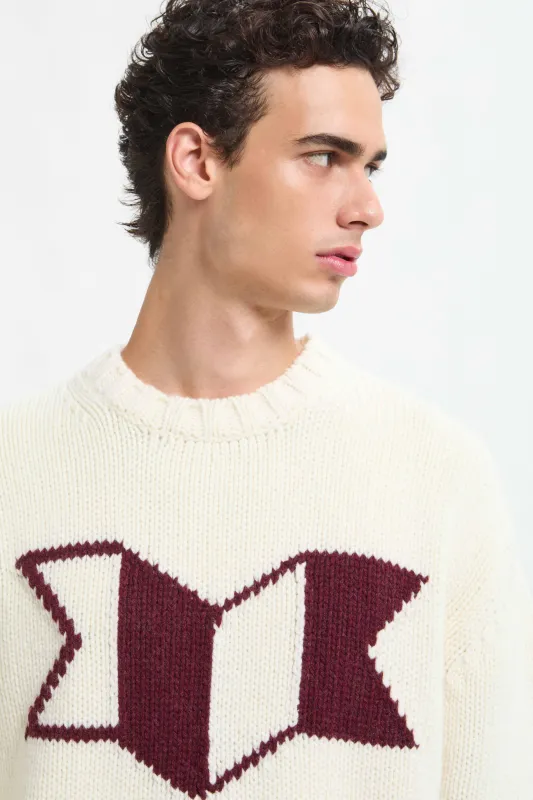 CREWNECK SYMBOL LOGO made by Baracuta