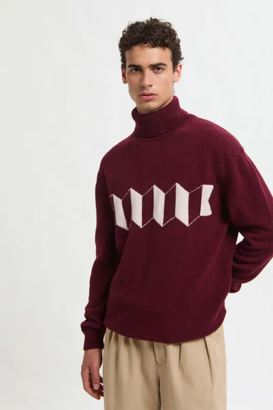 TURTLENECK FLAG LOGO sold by Baracuta