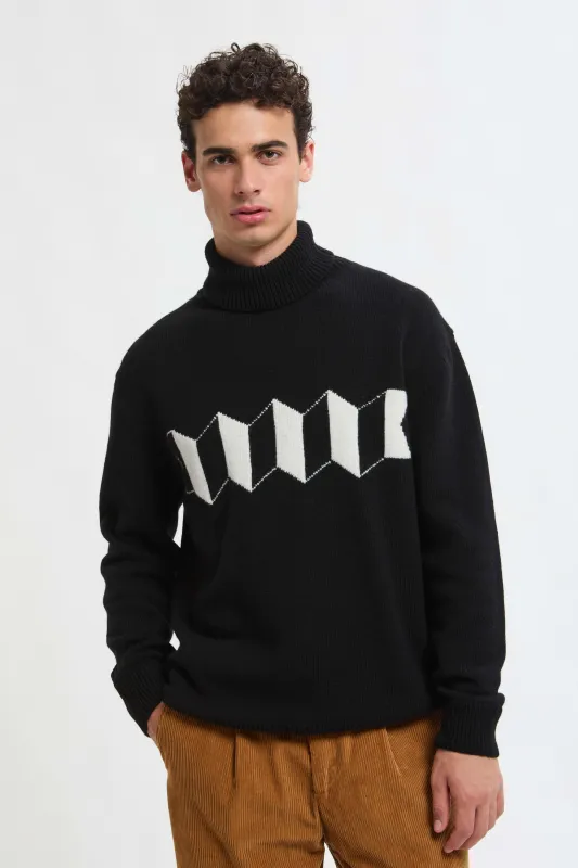 TURTLENECK FLAG LOGO sold by Baracuta
