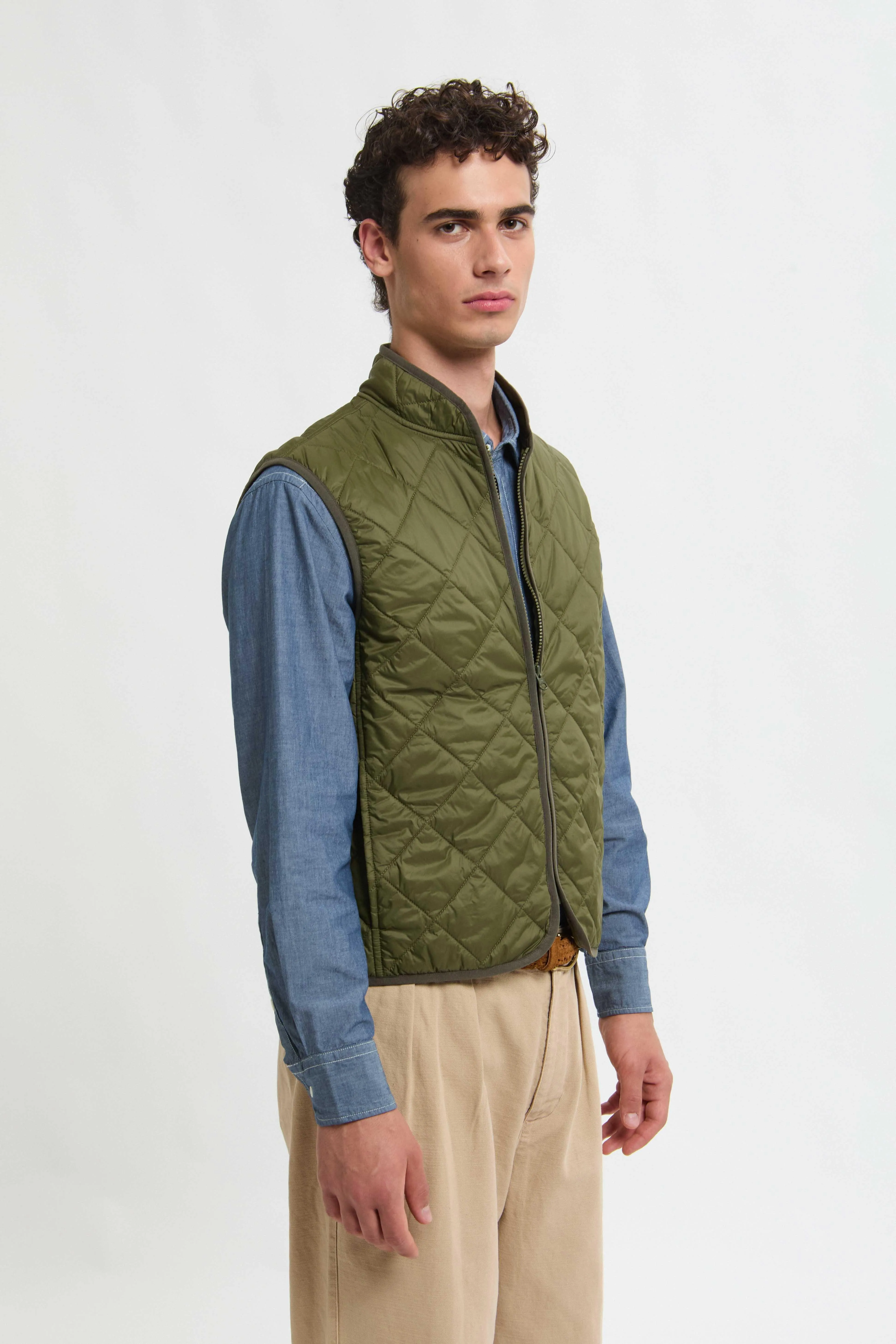 QUILTED VEST sold by Baracuta
