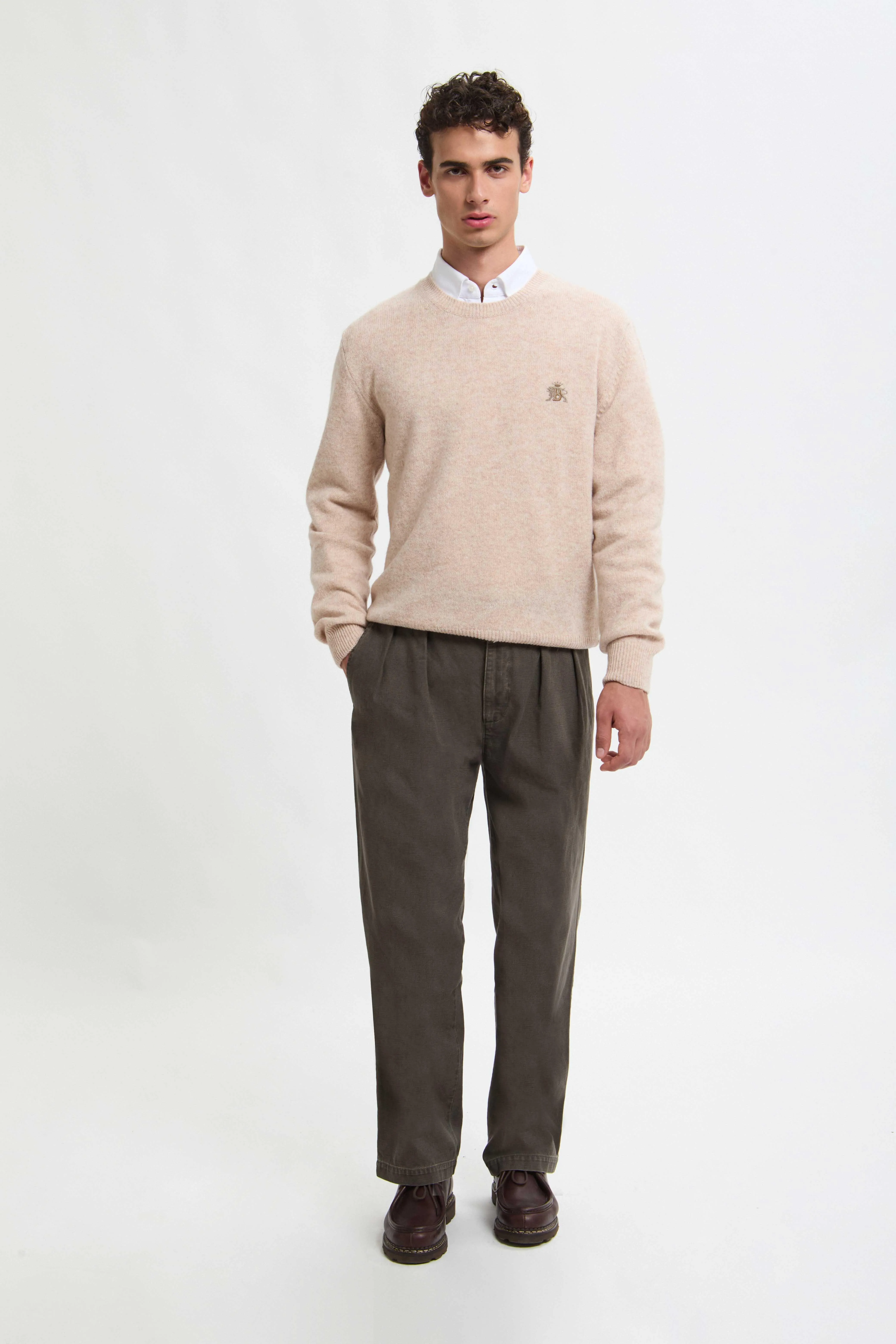 Shetland Crewneck sold by Baracuta product image thumbnail 3