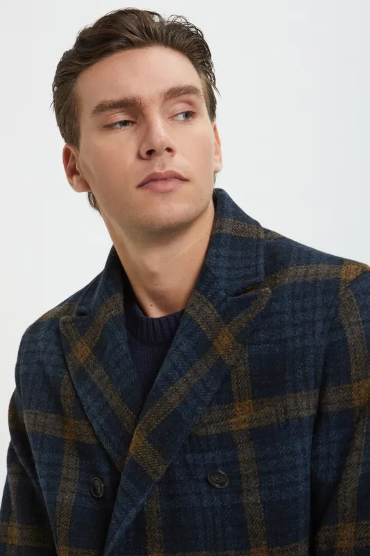 Pattern Wool Blazer made by Baracuta