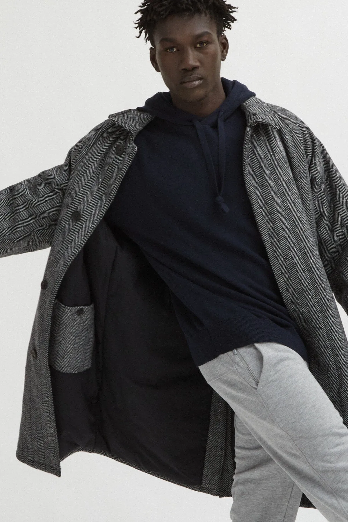 Blend Wool Bal Coat sold by Baracuta