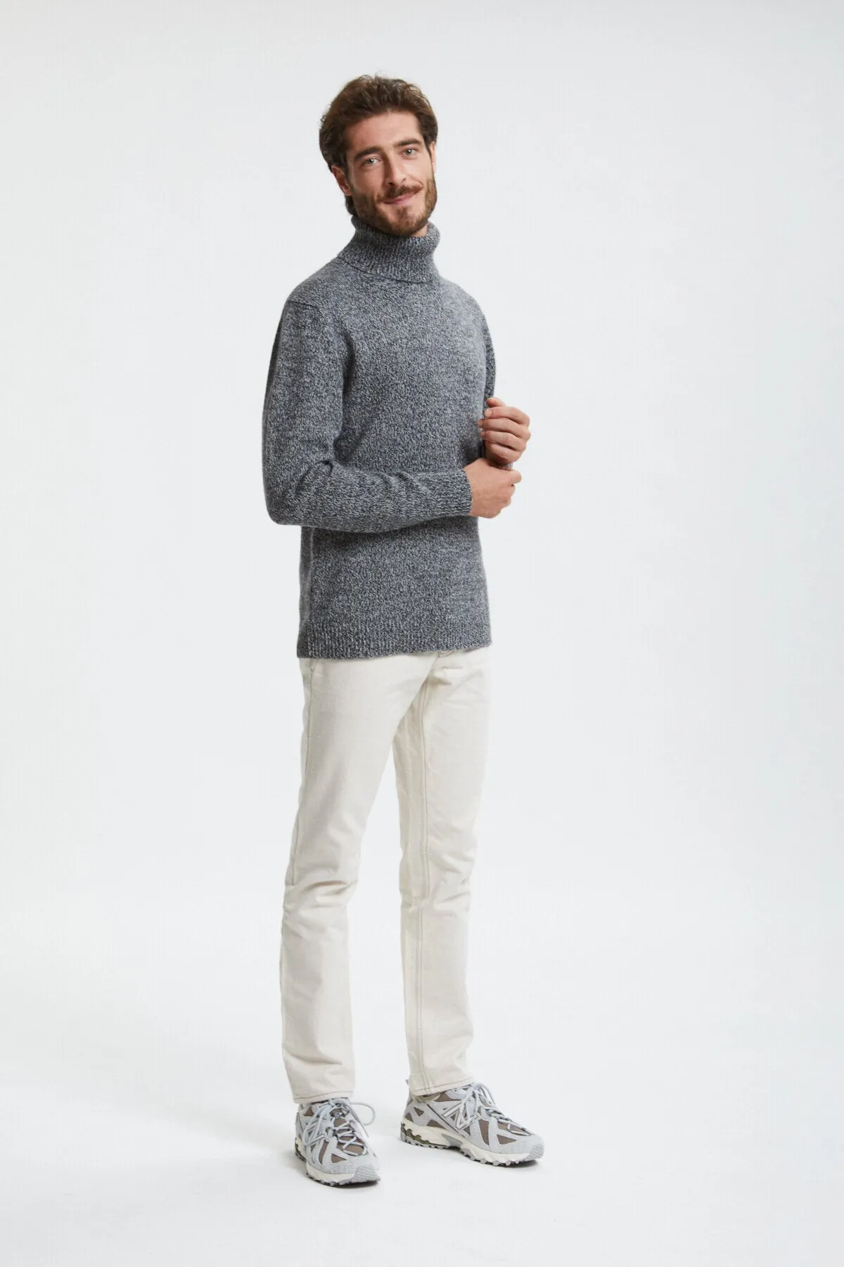 Melange Turtle Neck sold by Baracuta