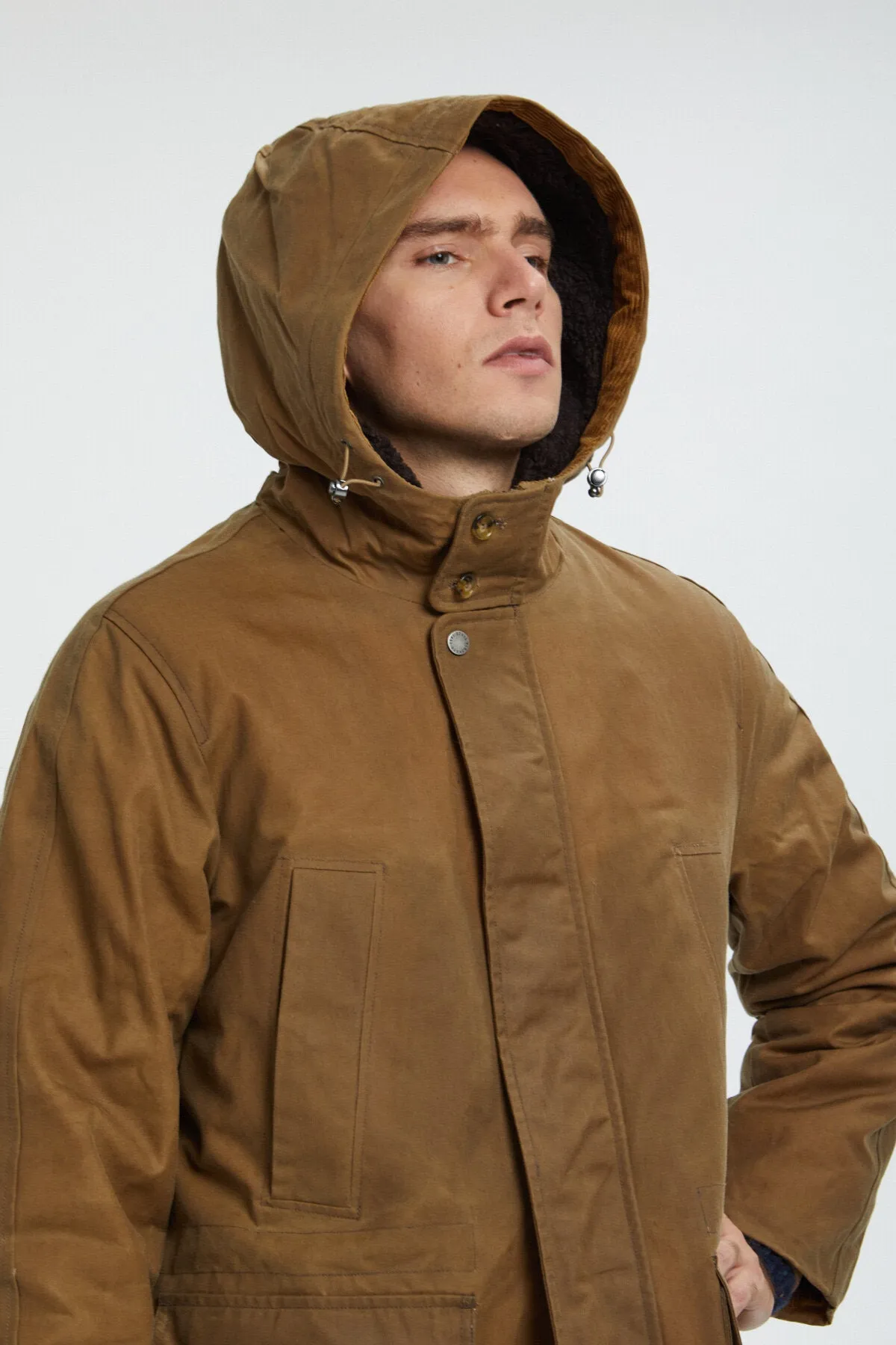 Waxed Shooting Field Parka sold by Baracuta